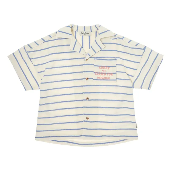 Camisa de rayas Terry | Crudo