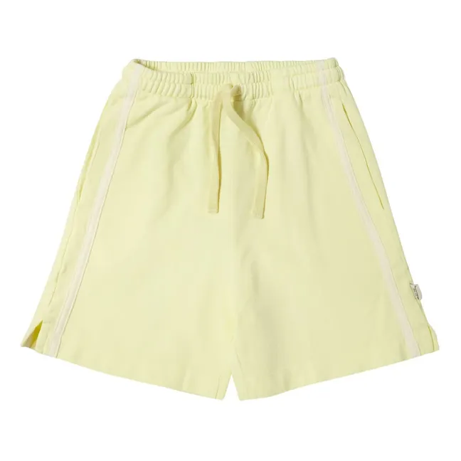 Short Bande Contrastée | Jaune