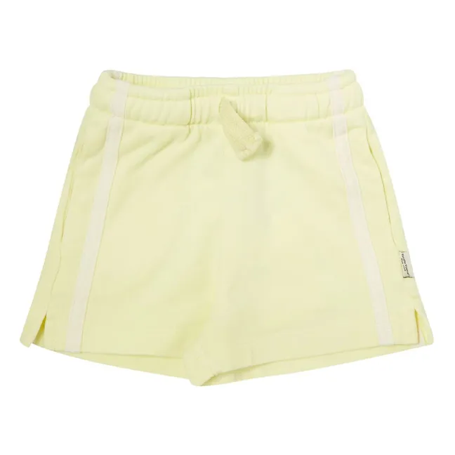 Short Bande Contrastée | Jaune