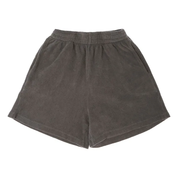 Pantaloncini in spugna | Grigio scuro- Immagine del prodotto n°0