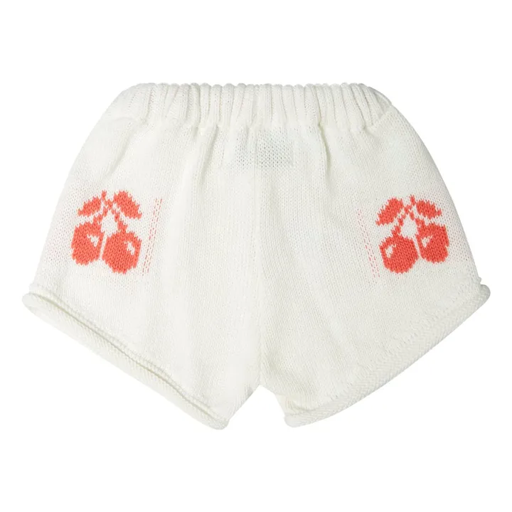 Pantalones cortos de punto Cerises | Blanco- Imagen del producto n°3