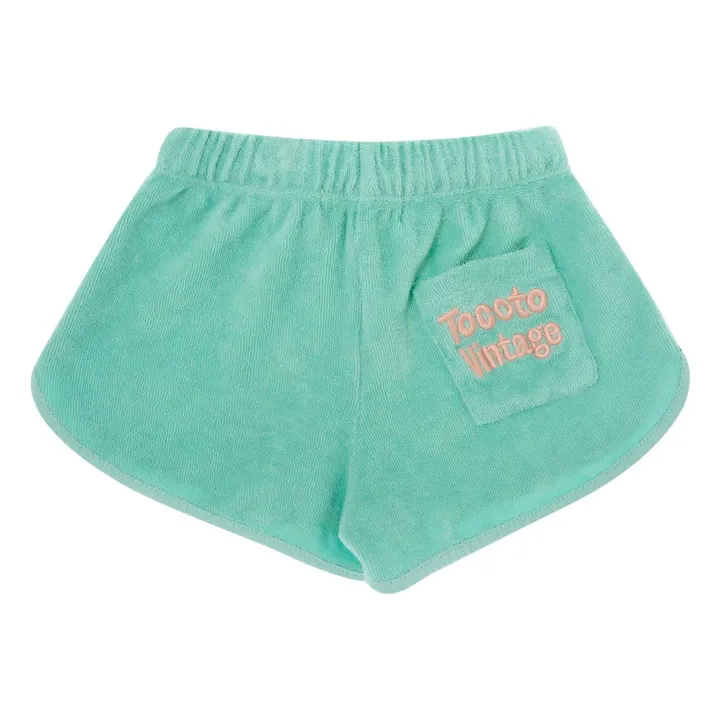 Pantaloncini in spugna per bambini | Turquoise- Immagine del prodotto n°1