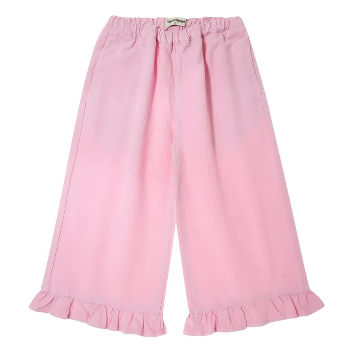 Pantalon Volants | 	Lilas- Image produit n°0