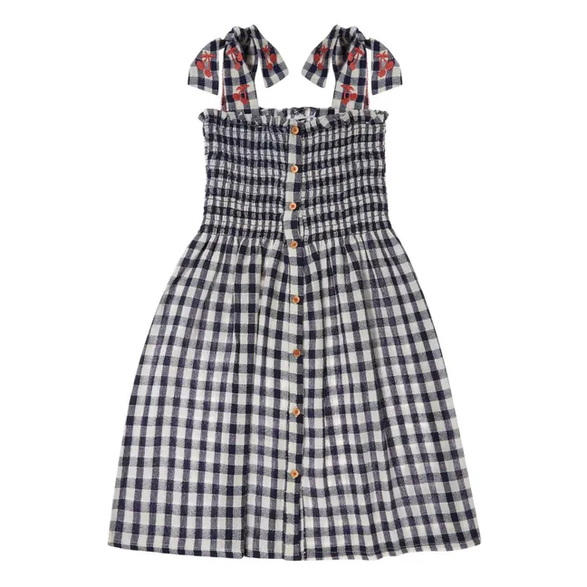 Vichy-Kleid | Navy