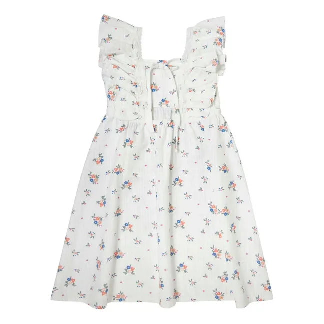Robe Fleurs | Blanc