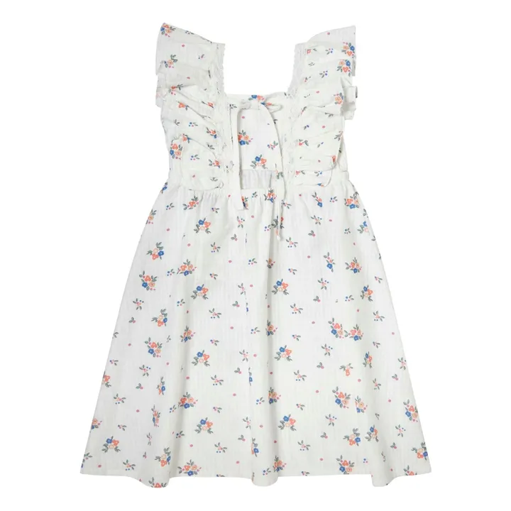 Vestido de flores | Blanco- Imagen del producto n°3