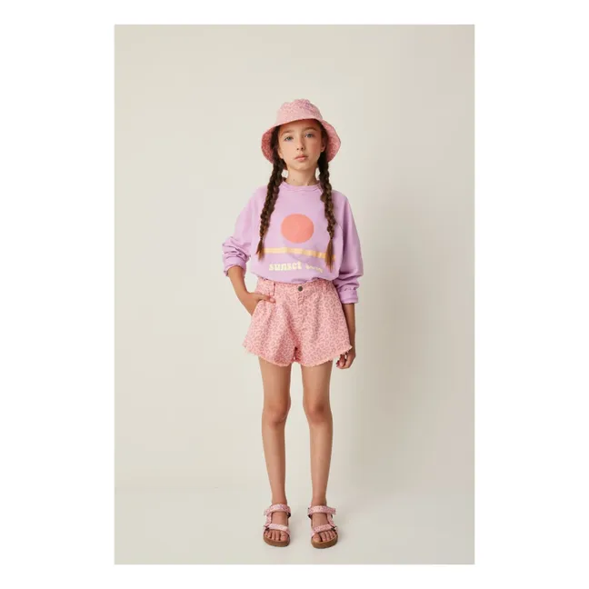 Short Léopard | Corail