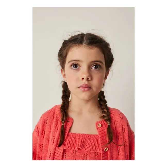 Strickjacke Blumen | Grenadine