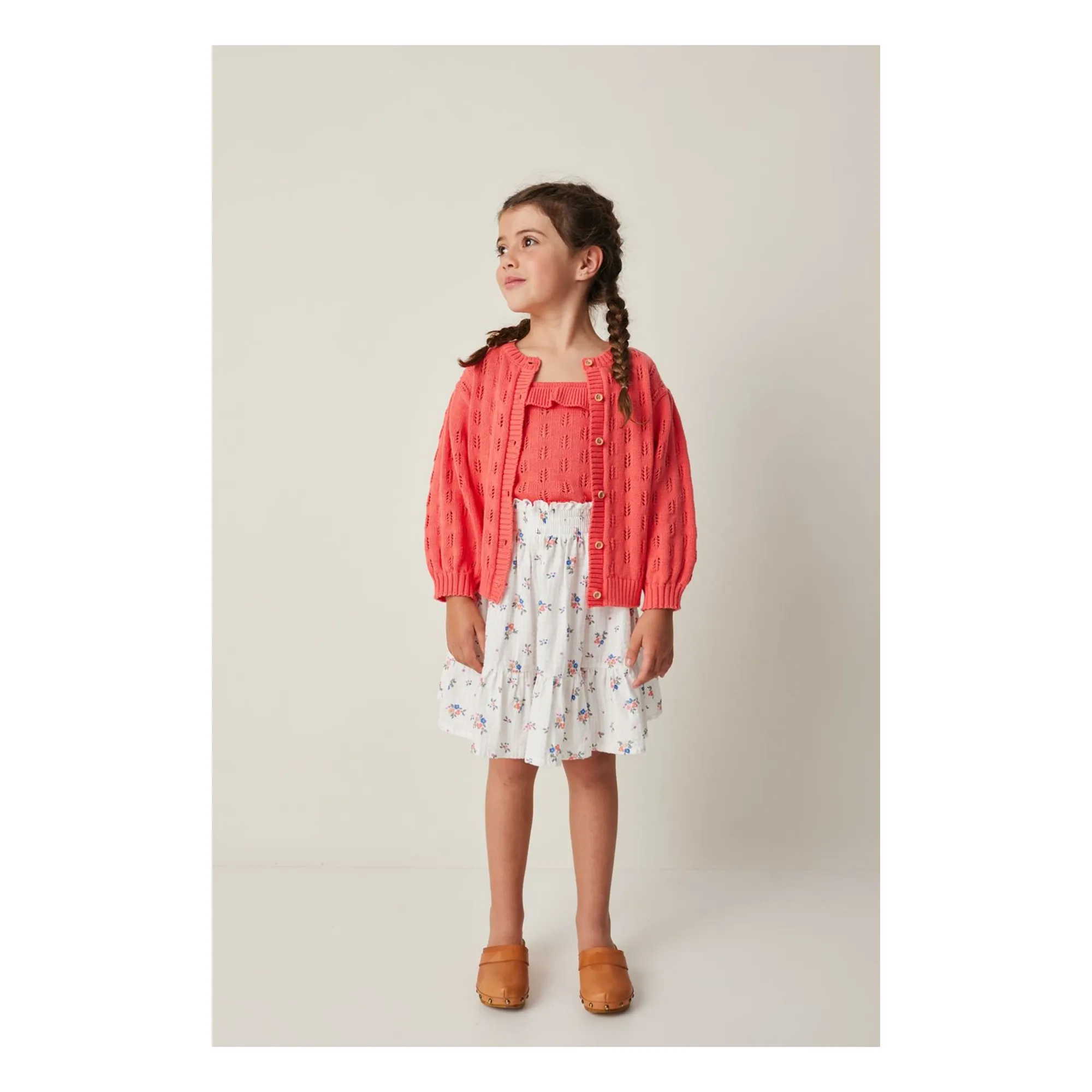 Cardigan Maille Fleurs | Grenadine- Image produit n°2