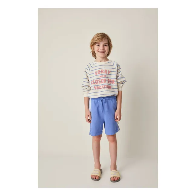 Felpa Terry Stripe | Ecru