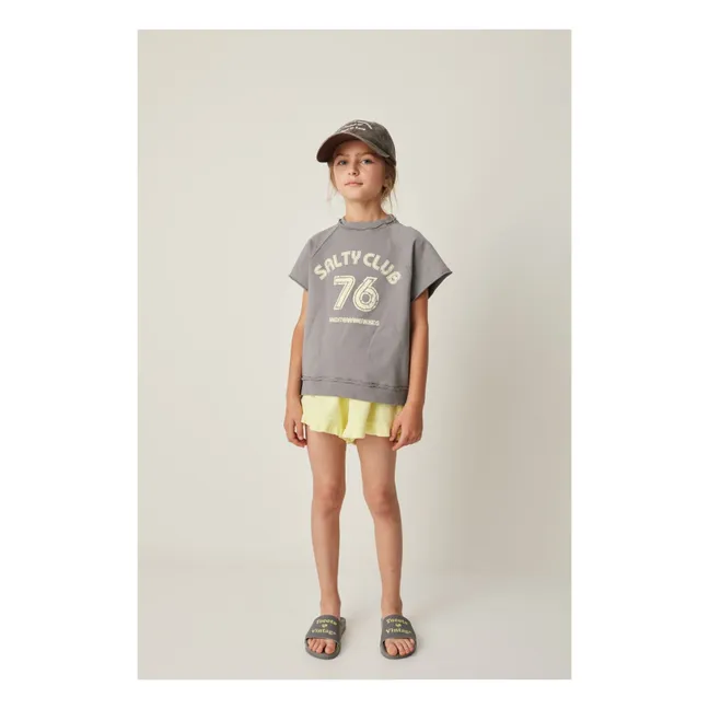Short-sleeved sweatshirt | Dark grey