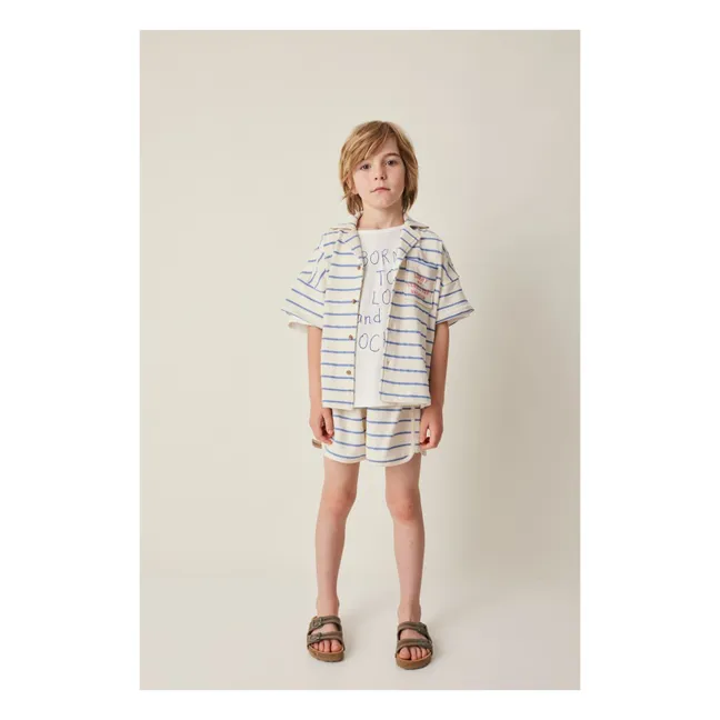 Camisa de rayas Terry | Crudo