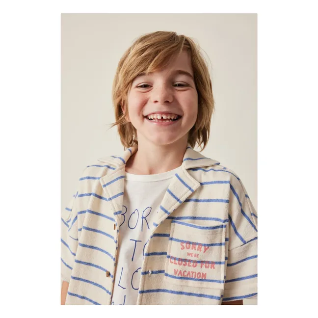 Camisa de rayas Terry | Crudo