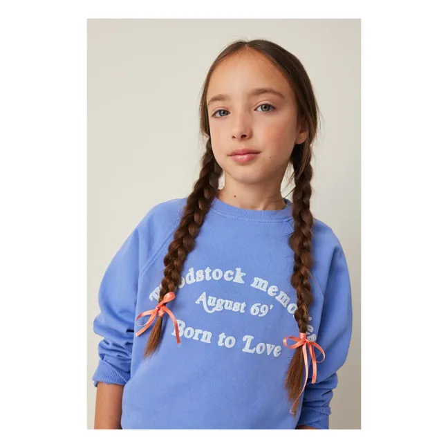 Sudadera Woodstock | Azul