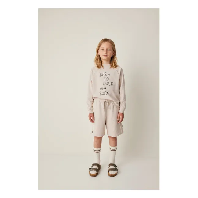 Sudadera Born To Love | Beige
