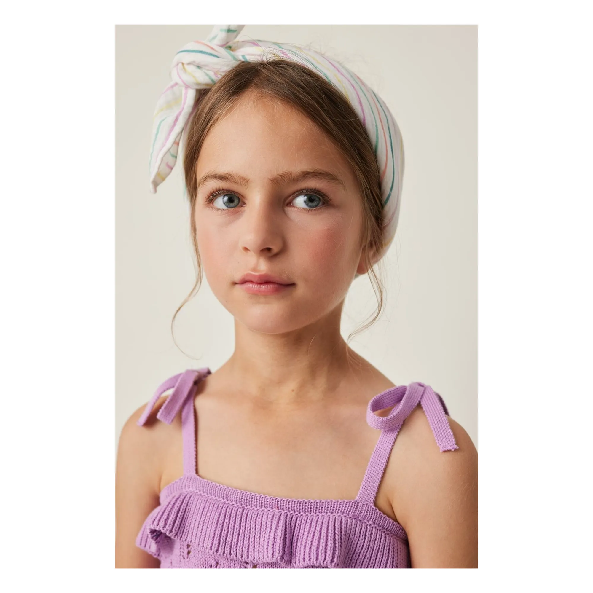 Top Volants Maille | 	Lilas- Image produit n°2