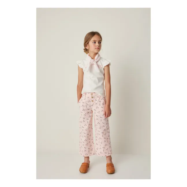 Camiseta de tirantes acanalada | Crudo