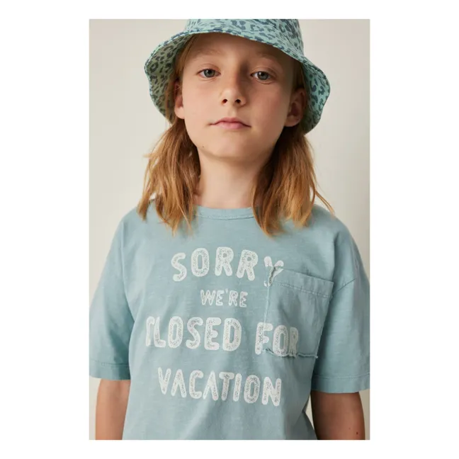 Maglietta per le vacanze | Azzurro fiordaliso