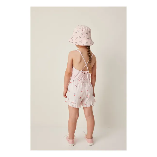 Maillot de bain Cerises | Rose pâle