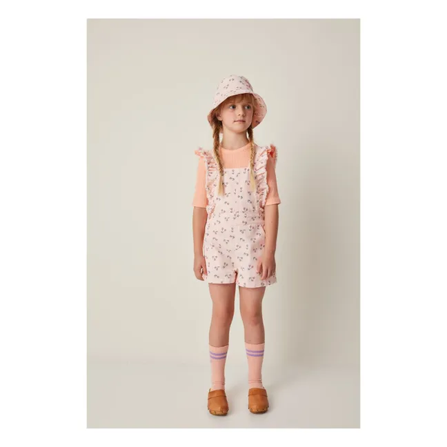 Embroidered romper | Lilac