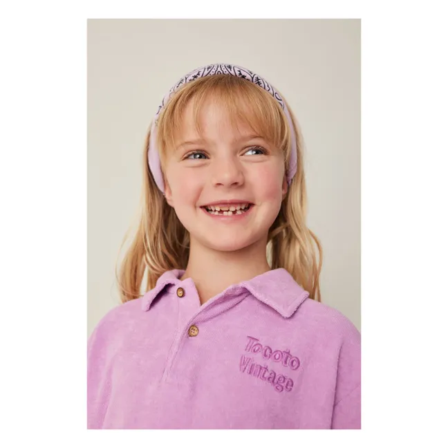 Frottee-Kleid | Flieder