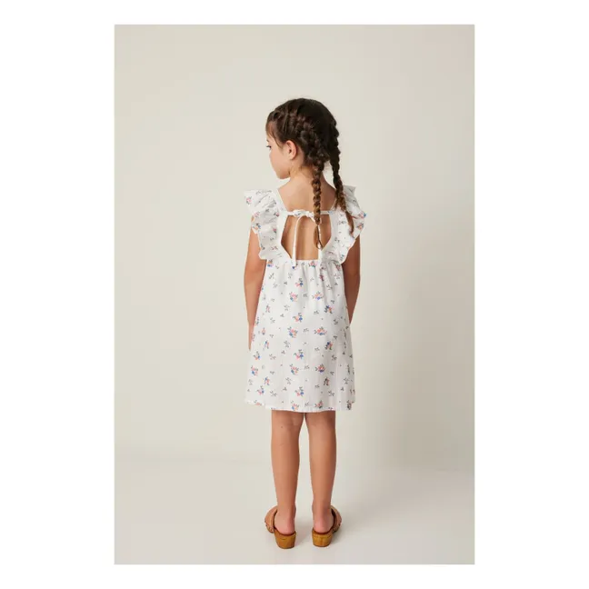 Robe Fleurs | Blanc