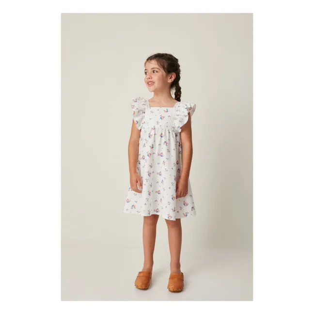 Robe Fleurs | Blanc