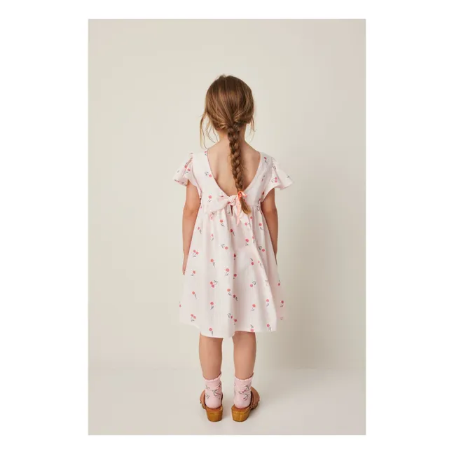 Kleid Kirschen | Blassrosa