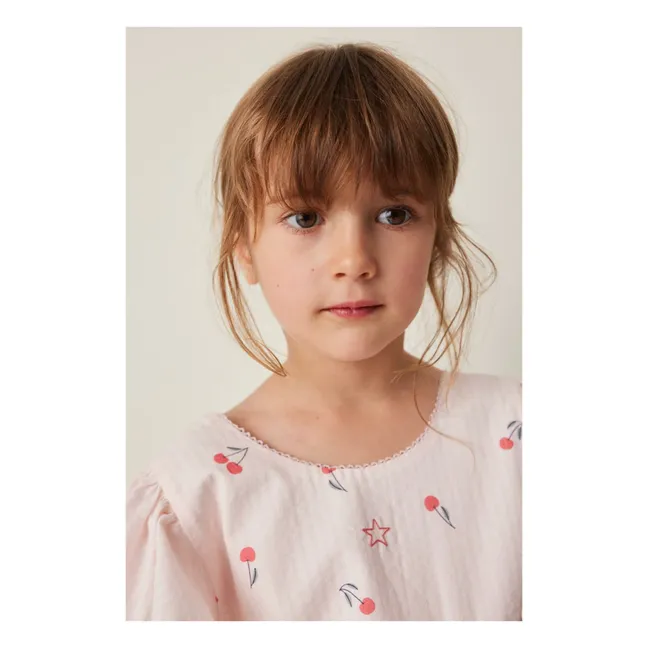 Kleid Kirschen | Blassrosa