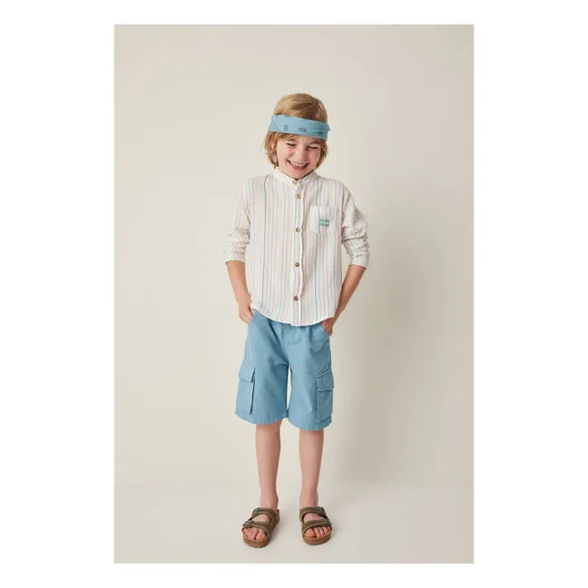 Pantaloncini cargo | Azzurro