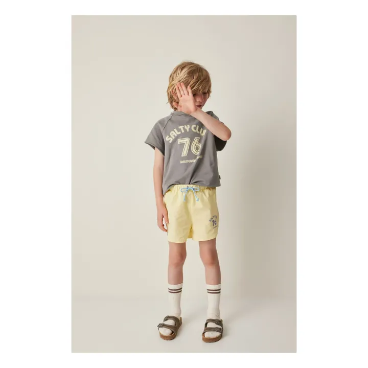 Short de bain Salty Club | Jaune- Image produit n°1