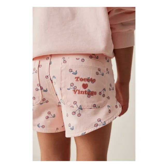 Short Cerises | Rose pâle