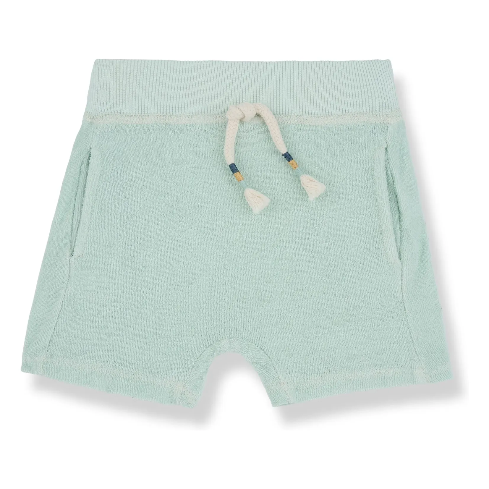 1+ In The Family Green Water Gabi Towelling Shorts