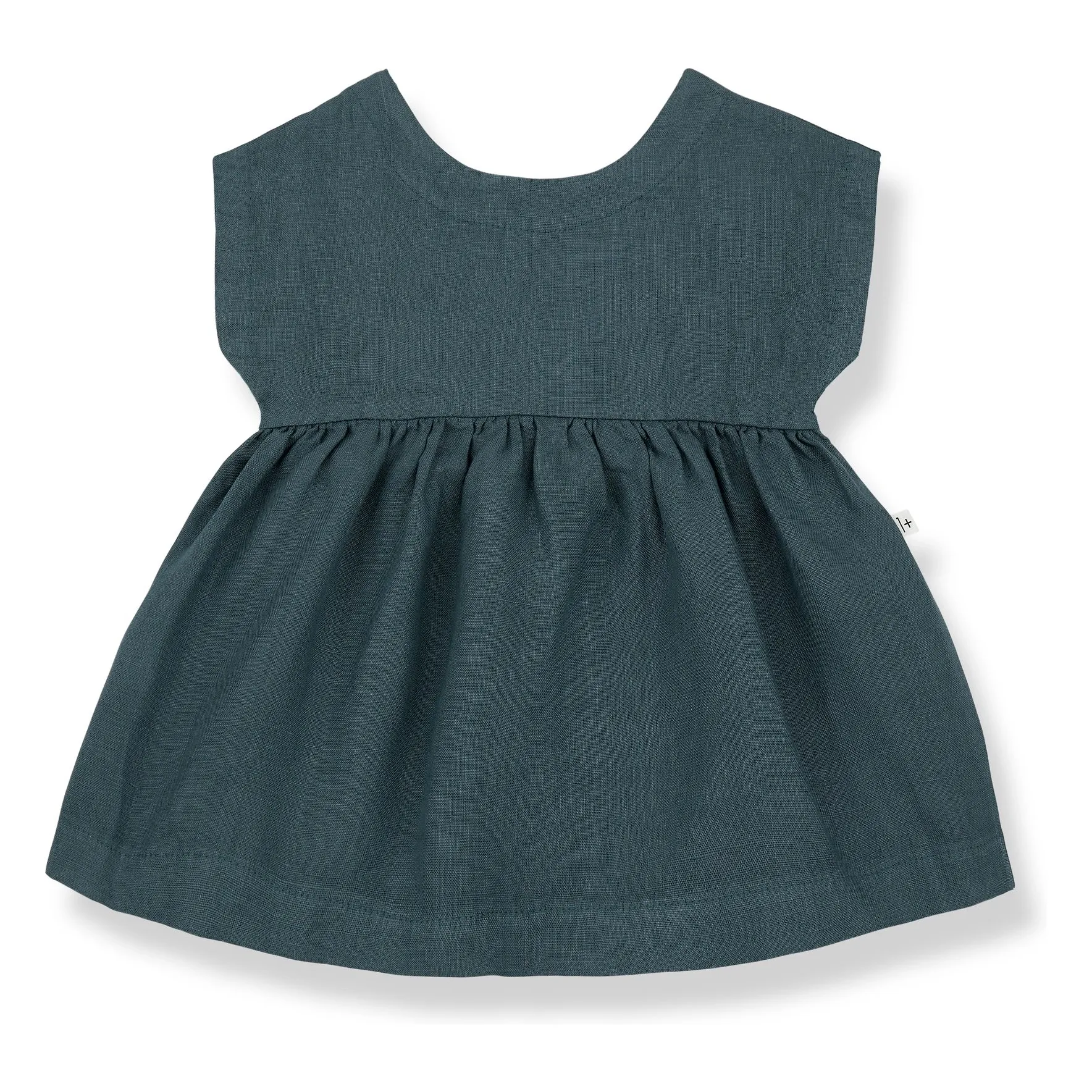 1+ In The Family Petrol Blue Bruna Linen Dress