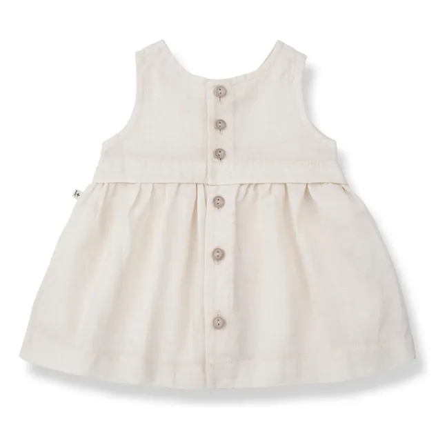 Vestido Georgina de lino | Crudo