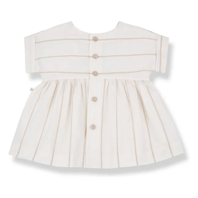 Agnes Lurex dress | Ecru