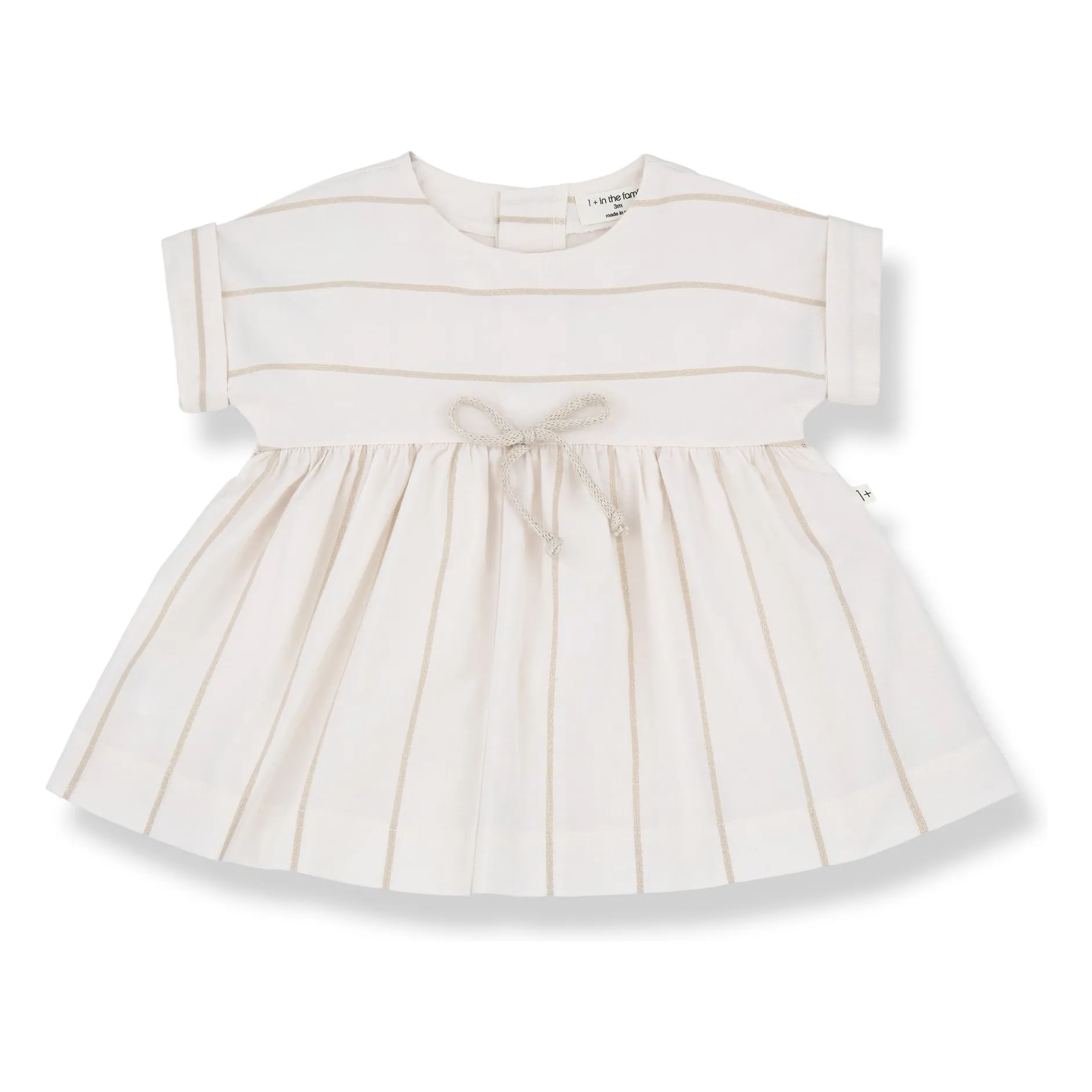 1+ In The Family Ecru Agnes Lurex Dress