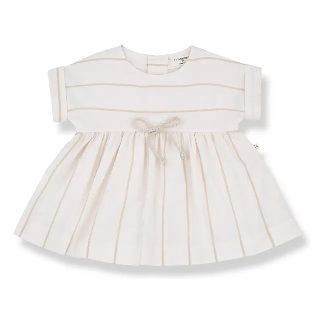 Agnes Lurex dress | Ecru