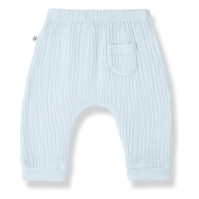 Giuseppe Cotton Gauze Trousers | Pale blue