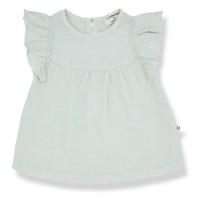 Top Amaranta | Verde acqua
