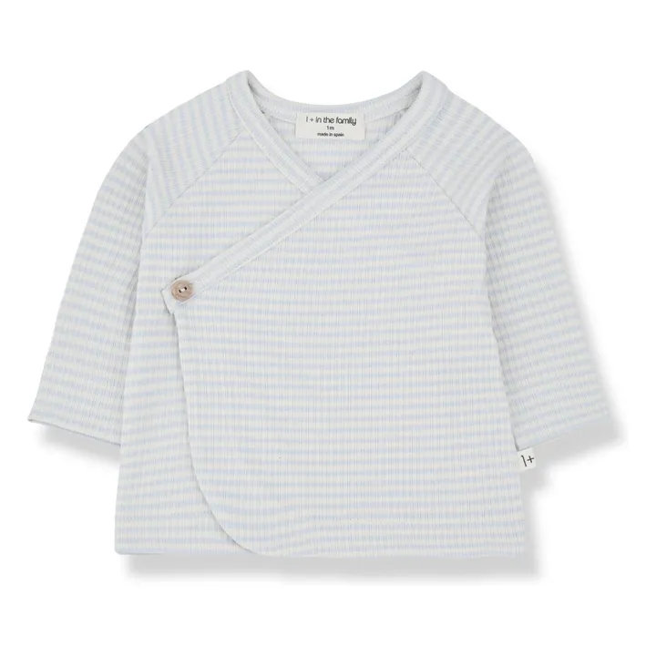 T-Shirt Cache-Cœur Idara | Bleu pâle- Image produit n°0