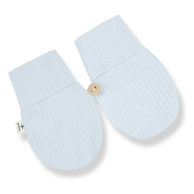 Nura mittens | Pale blue