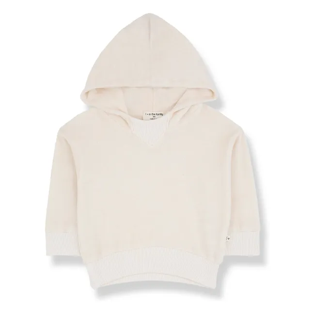 Sudadera con capucha Mario Sponge | Crudo