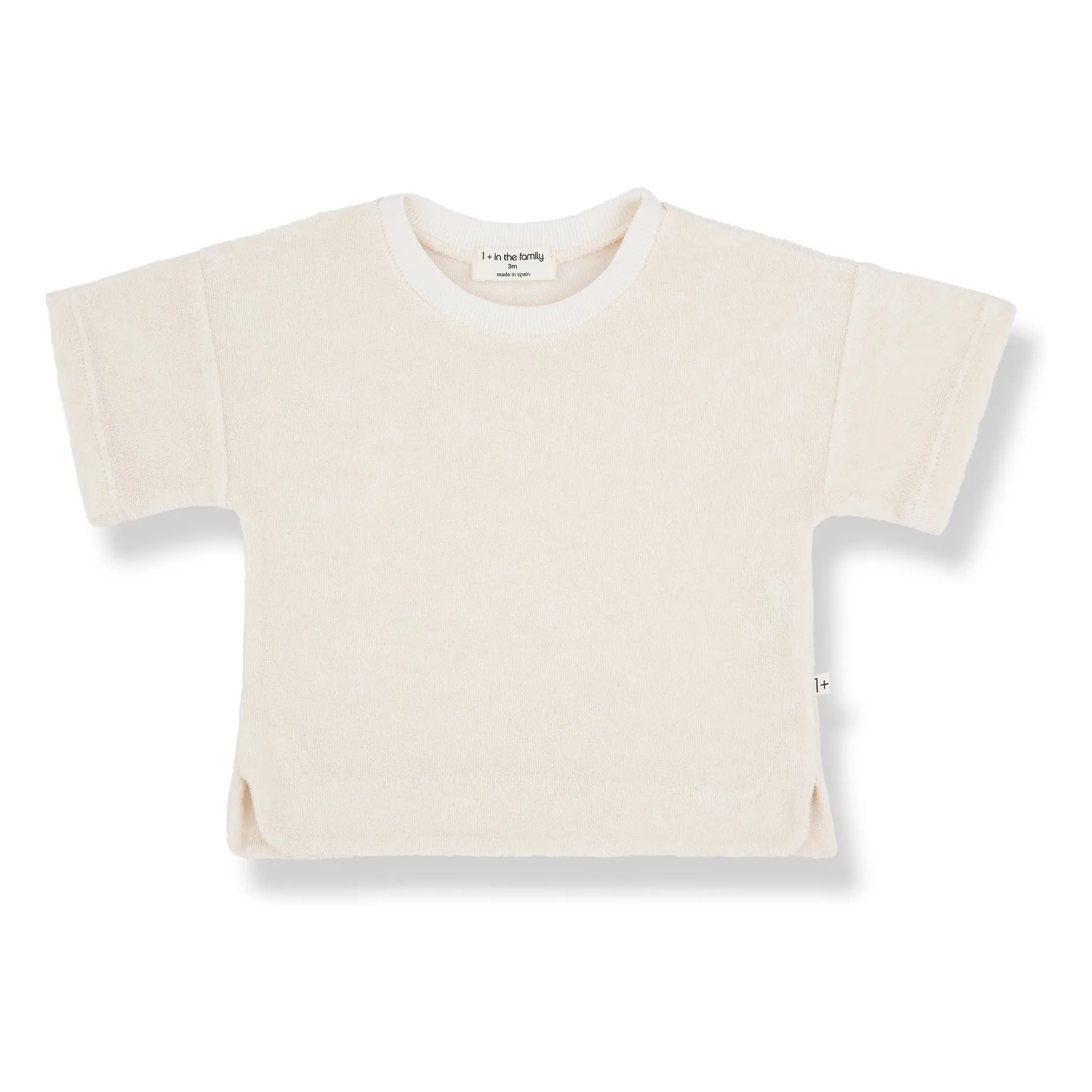 1+ In The Family Ecru Pietro Sponge T-Shirt