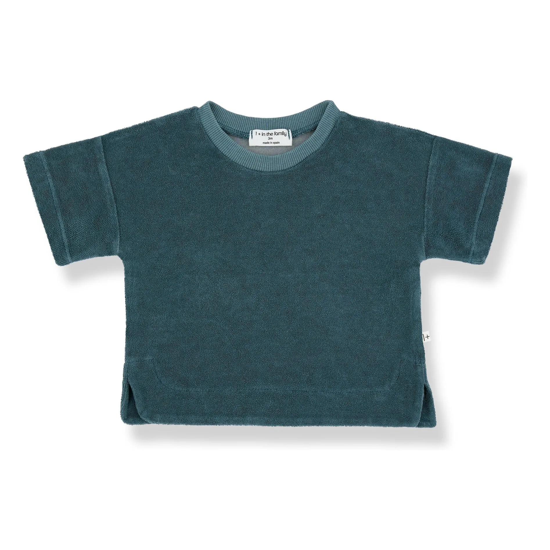 1+ In The Family Petrol Blue Pietro Sponge T-Shirt