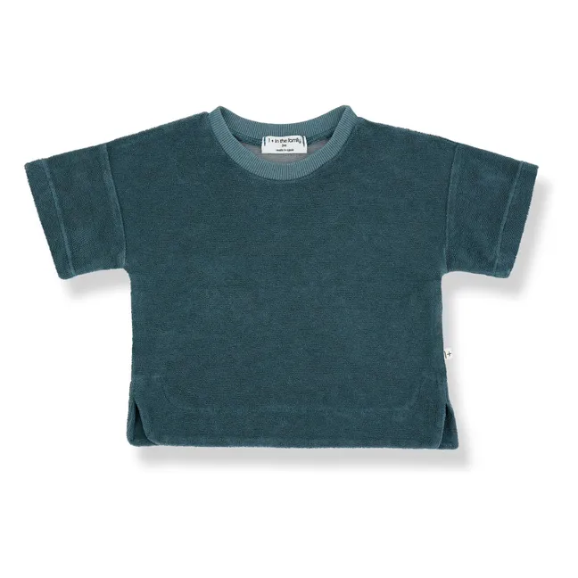 Camiseta Pietro Sponge | Azul Petróleo