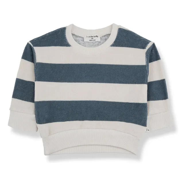 Stefano Sponge Sweat | Petrol blue