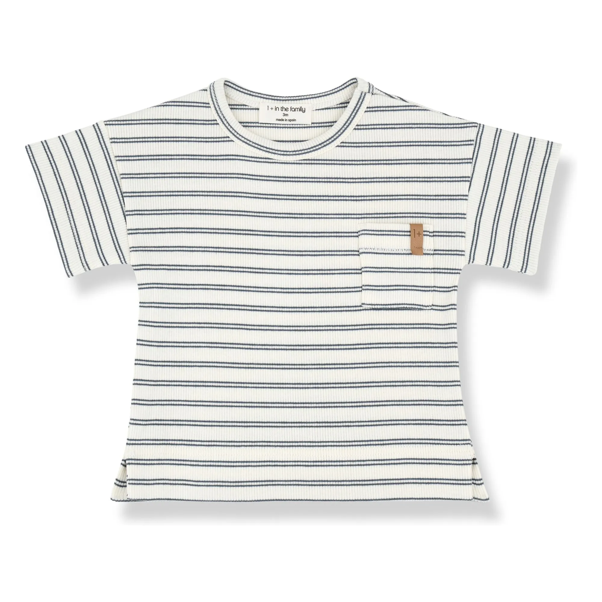 1+ In The Family Petrol Blue Pauli T-Shirt