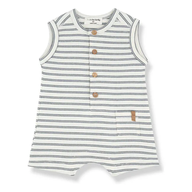 Manu Playsuit | Blu petrolio