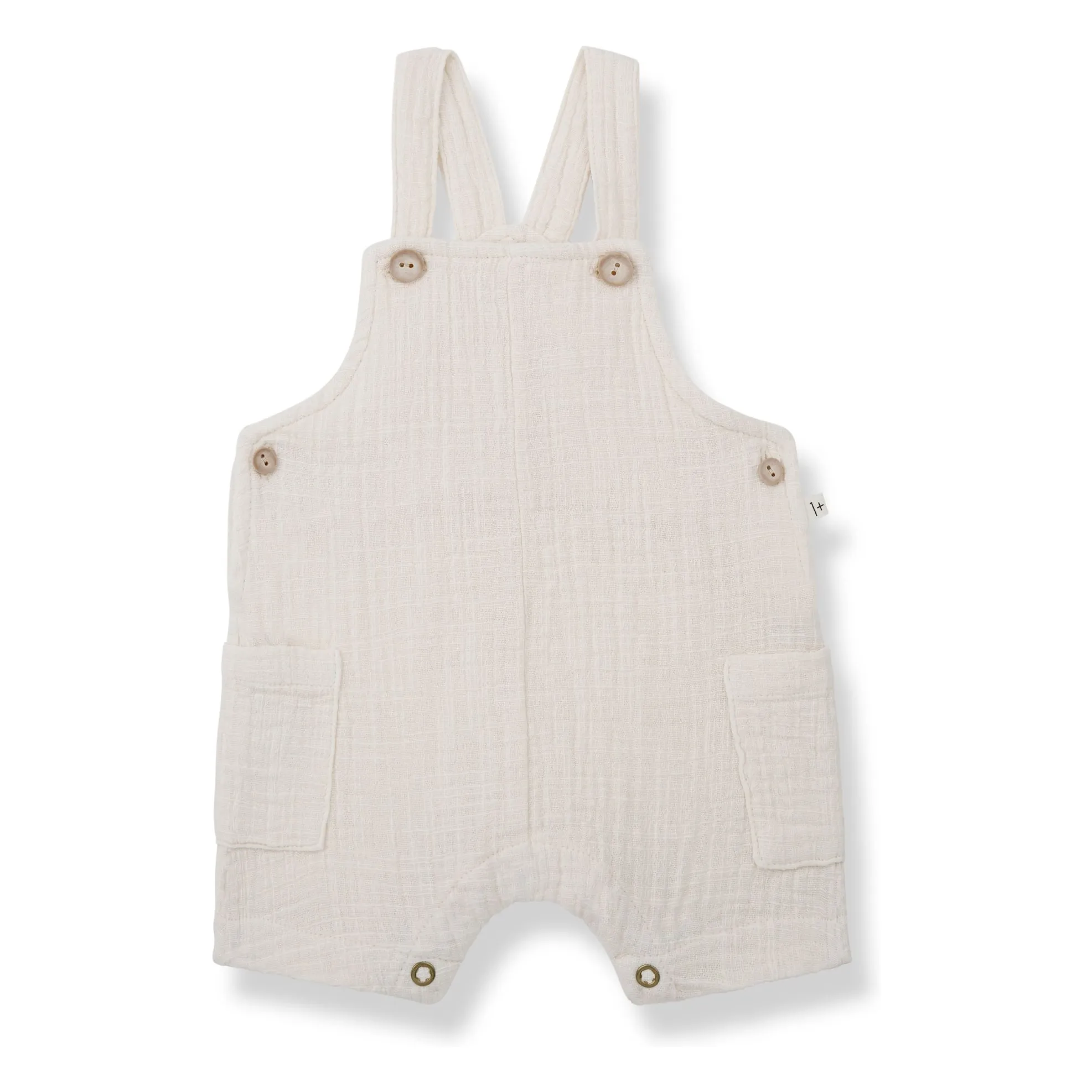 1+ In The Family Ecru Roman Overalls
